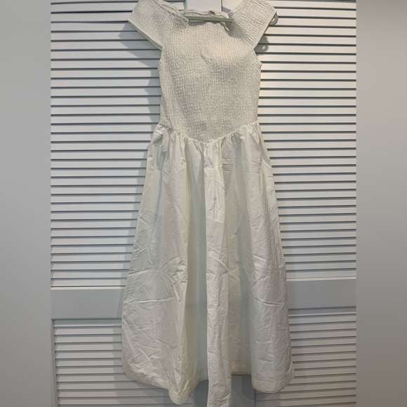 NWOT Free People Ceci Smocked detail maxi dress beach wedding/casual size M - Picture 4 of 9